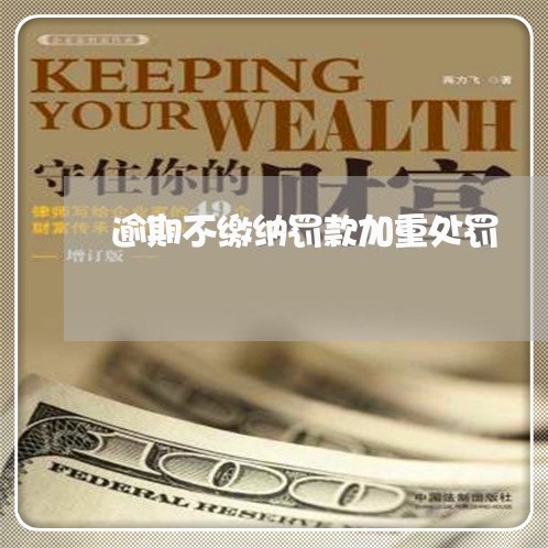 逾期不缴纳罚款加重处罚