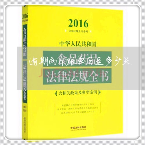 逾期两个账单日是多少天
