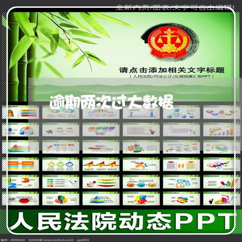 逾期两次过大数据 逾期两次过大数据