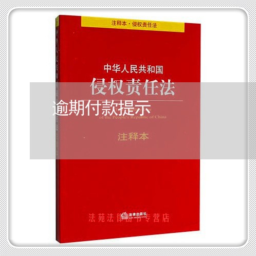 逾期付款提示 逾期付款提示