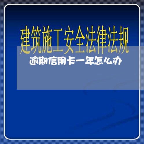 逾期信用卡一年怎么办/2023032259491