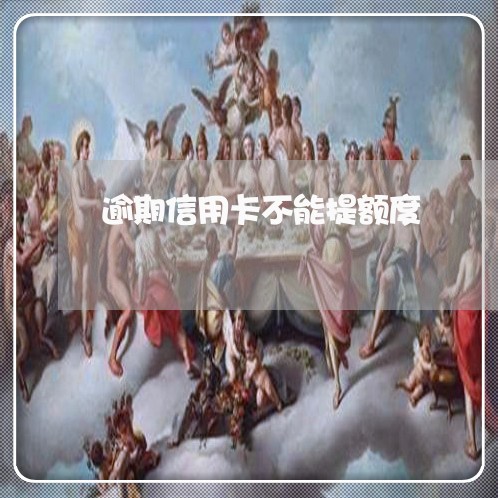逾期信用卡不能提额度 逾期信用卡不能提额度