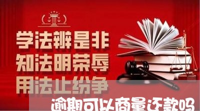 逾期可以商量还款吗/2023022872926 逾期可以商量还款吗/2023022872926