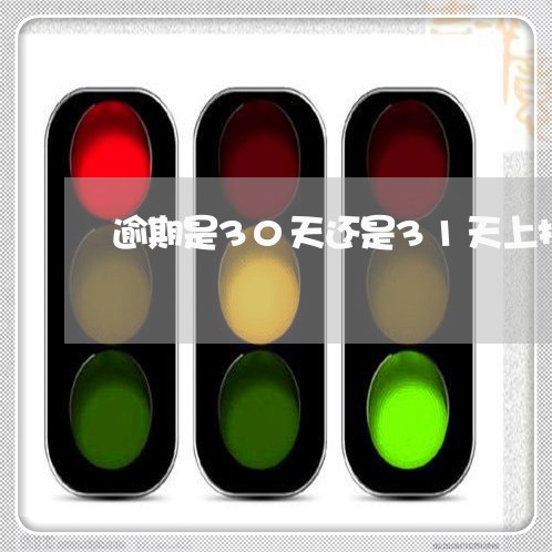 逾期是30天还是31天上报 逾期是30天还是31天上报