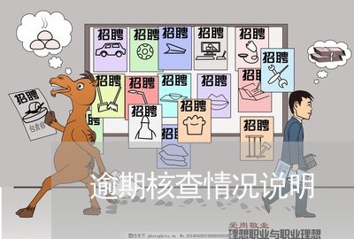 逾期核查情况说明