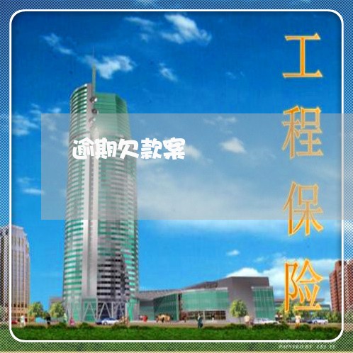 逾期欠款案