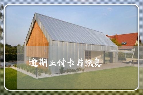 逾期止付卡片恢复