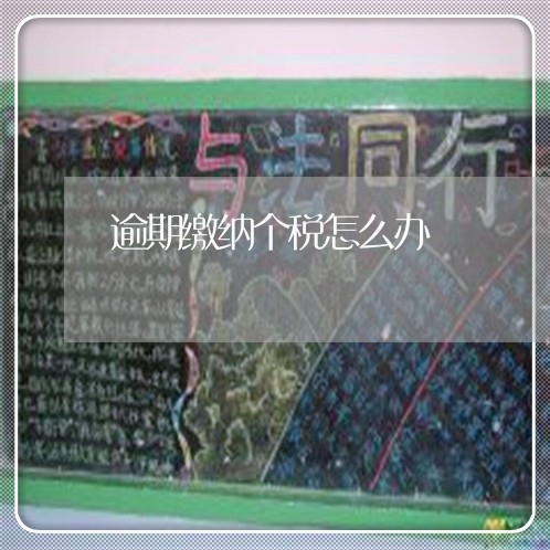 逾期缴纳个税怎么办