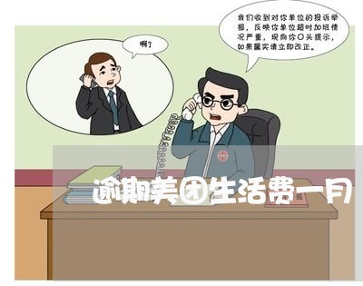 逾期美团生活费一月 逾期美团生活费一月