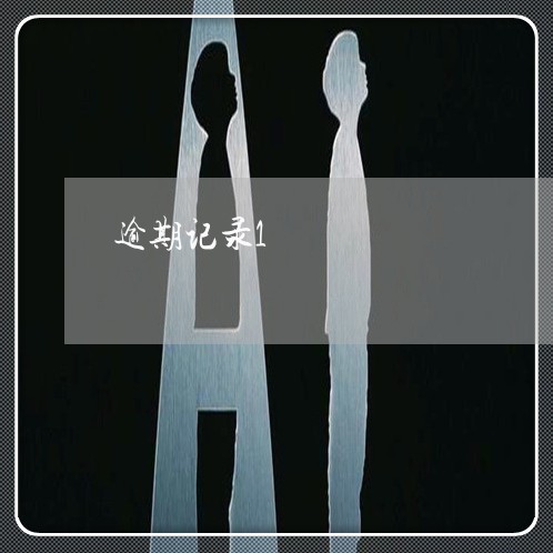 逾期记录1 逾期记录1