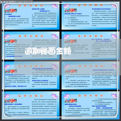 逾期账面金额