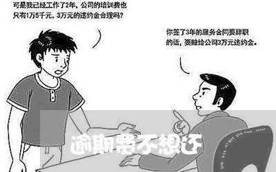 逾期费不想还