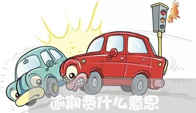 逾期费什么意思