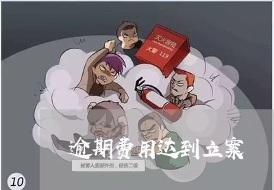 逾期费用达到立案