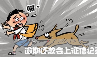 逾期还款会上征信记录 逾期还款会上征信记录