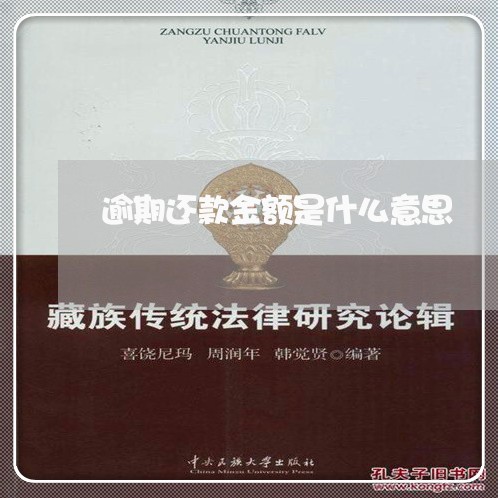 逾期还款金额是什么意思 逾期还款金额是什么意思