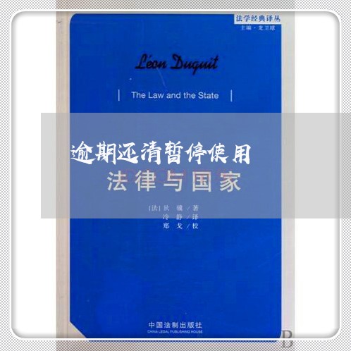 逾期还清暂停使用