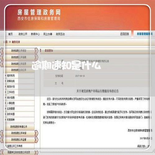 逾期速知是什么