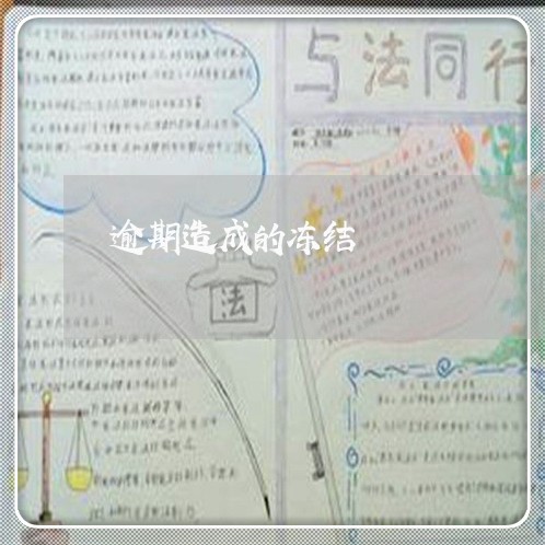 逾期造成的冻结 逾期造成的冻结