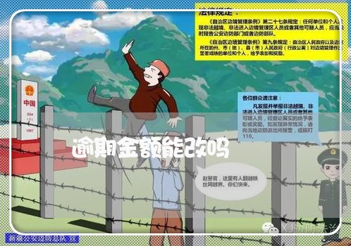 逾期金额能改吗 逾期金额能改吗