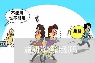 逾期降额能涨吗