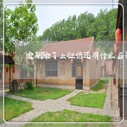 逾期除了上征信还有什么后果 逾期除了上征信还有什么后果