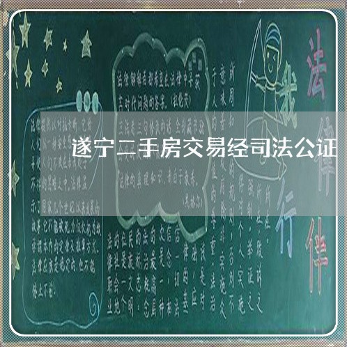 遂宁二手房交易经司法公证 遂宁二手房交易经司法公证
