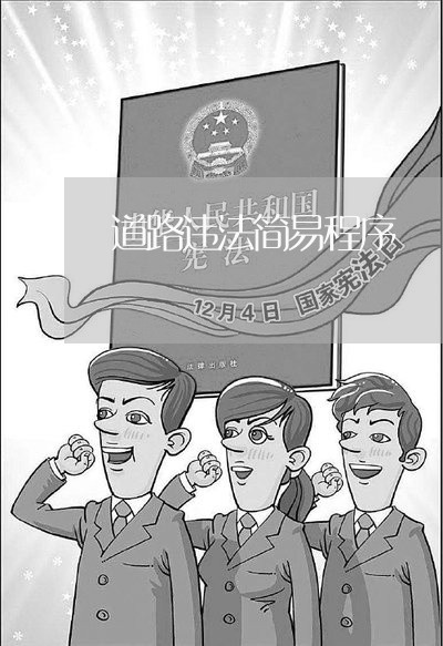 道路违法简易程序
