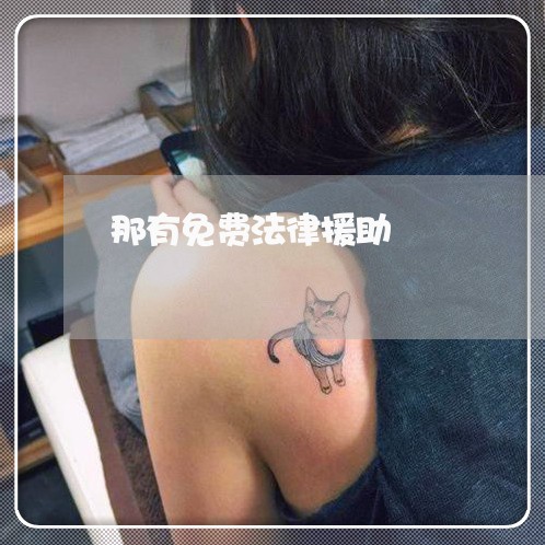 那有免费法律援助 那有免费法律援助