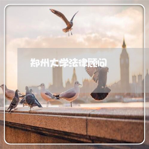 郑州大学法律顾问 郑州大学法律顾问