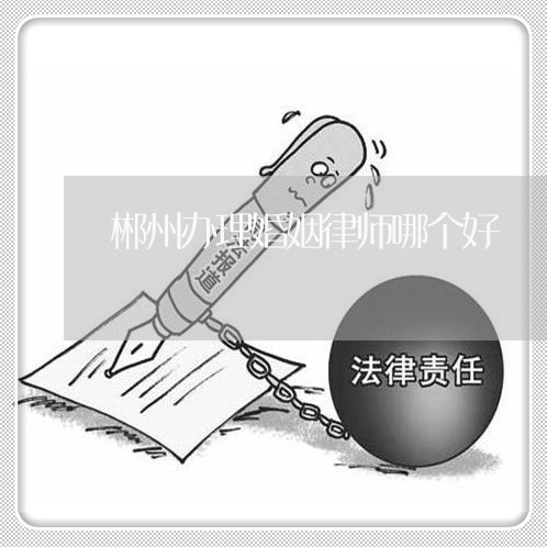 郴州办理婚姻律师哪个好 郴州办理婚姻律师哪个好