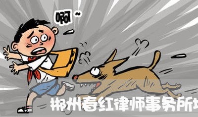 郴州春红律师事务所地址/2023060805037