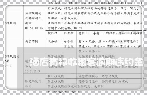 酒店有权收租客逾期违约金 酒店有权收租客逾期违约金