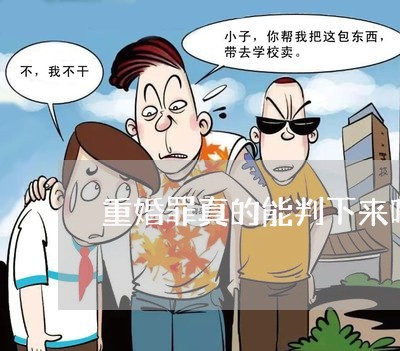 重婚罪真的能判下来吗未遂/2023060974735