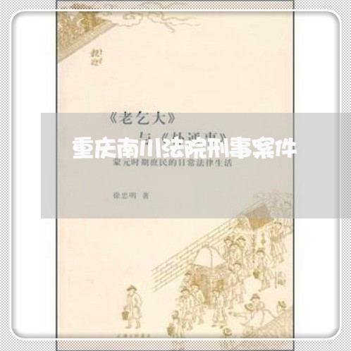 重庆南川法院刑事案件 重庆南川法院刑事案件