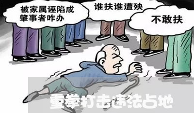 重拳打击违法占地