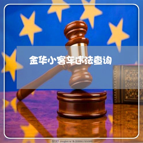 金华小客车违法查询 金华小客车违法查询