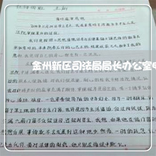 金州新区司法局局长办公室电活号