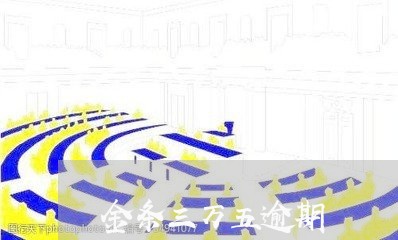 金条三万五逾期