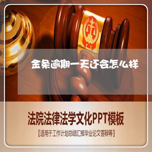 金条逾期一天还会怎么样 金条逾期一天还会怎么样