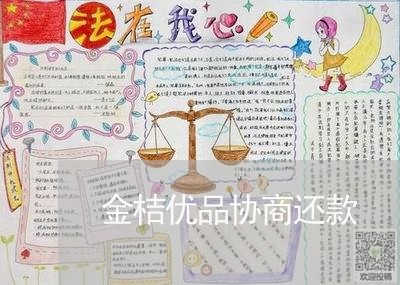 金桔优品协商还款/2023070804816