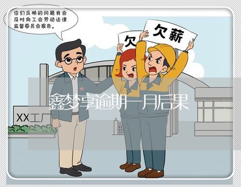 鑫梦享逾期一月后果 鑫梦享逾期一月后果