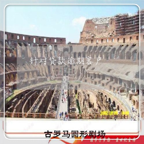 针对贷款逾期客户 针对贷款逾期客户