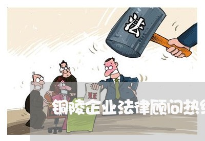 铜陵企业法律顾问热线/2023061741603
