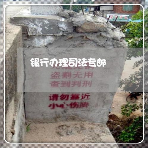 银行办理司法专邮 银行办理司法专邮