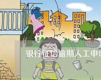 银行征信逾期人工申请消除