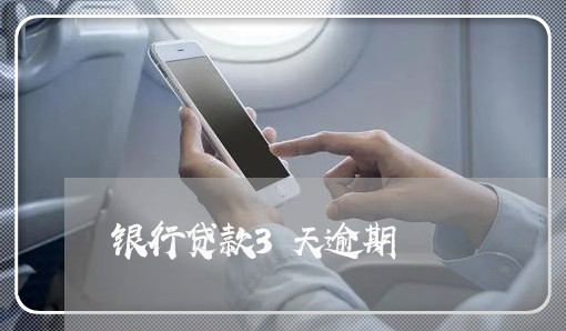 银行贷款3天逾期