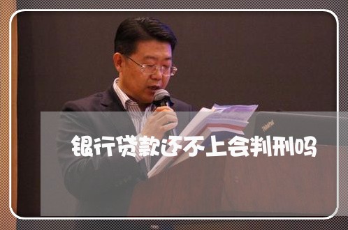 银行贷款还不上会判刑吗/2023020754027