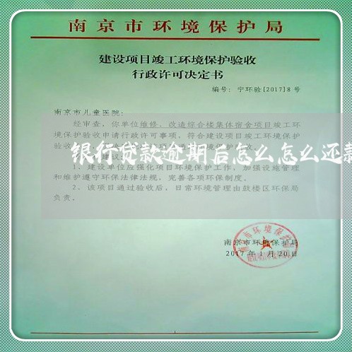 银行贷款逾期后怎么怎么还款