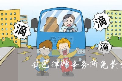 镇巴律师事务所免费咨询